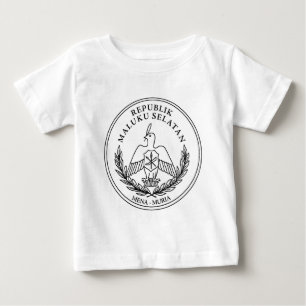 T-shirt A brasão da república de Molucanos sul