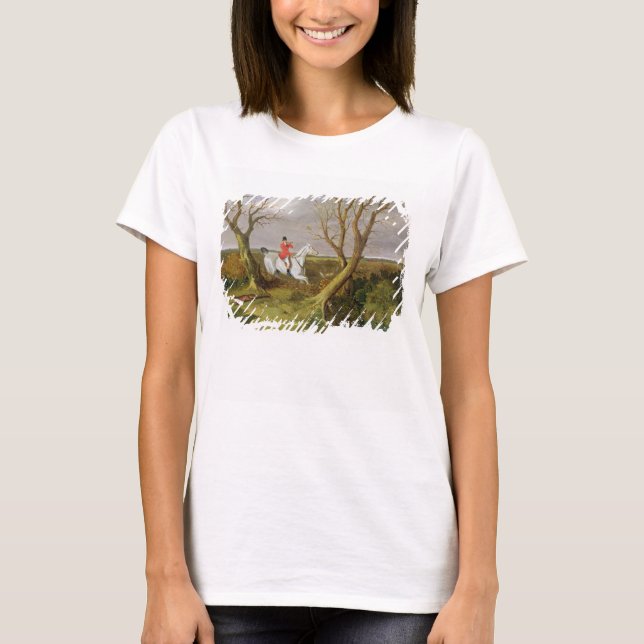 T-shirt A Caça Suffolk - Foi-se embora (óleo na canvas) (Frente)