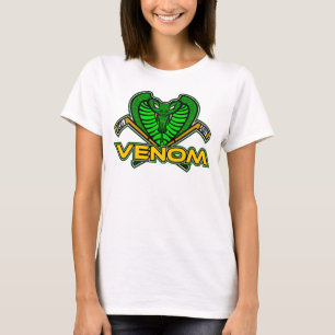 T-shirt A camisola de alças das mulheres do veneno