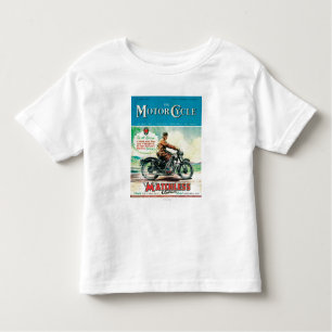 T-shirt A capa de revista do ciclo de motor