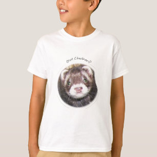 T-shirt A Cara De Ferret Tem Frango?