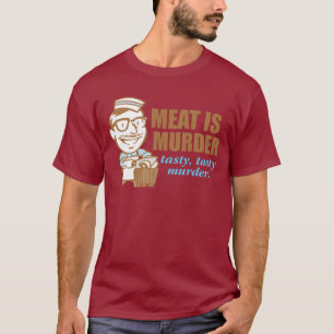 T-shirt A carne é assassinato