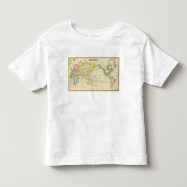 T-shirt A carta de Mercator 2 (Frente)
