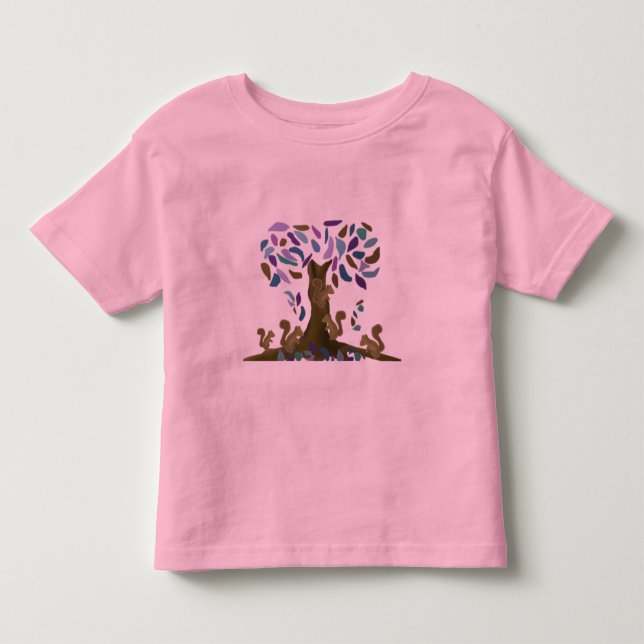 T-shirt A casa na árvore do esquilo (Frente)