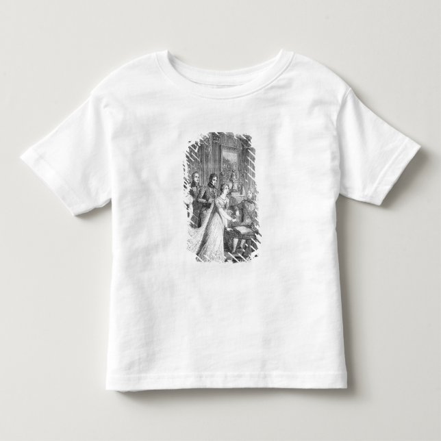 T-shirt A Casamento da Princesa Charlotte de (Frente)