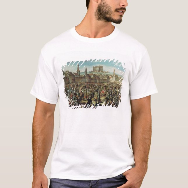 T-shirt A chegada da imperatriz Maria Theresa de (Frente)