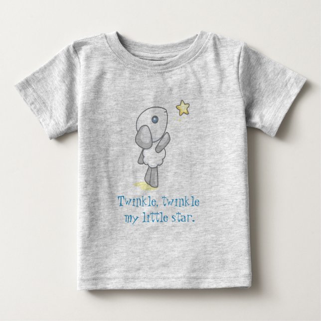 T-shirt A cintilação, cintila minha estrela pequena (Frente)