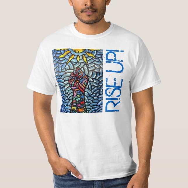 T-shirt A coleção da esperança: Aumente acima! (Frente)