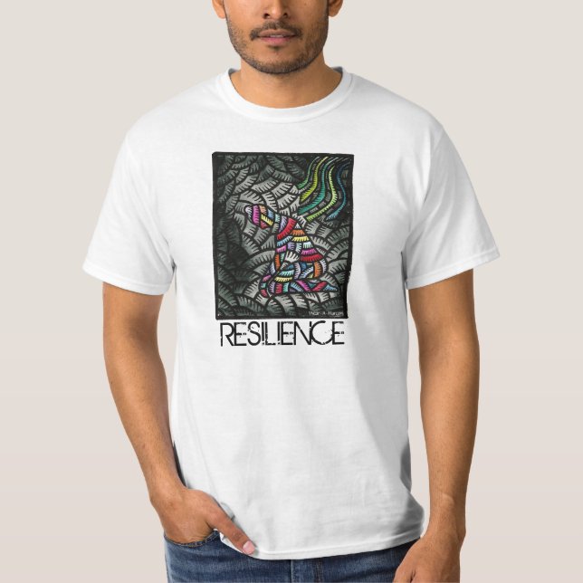 T-shirt A coleção da esperança: Superação (Frente)