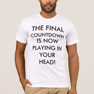 T-shirt A contagem regressiva final