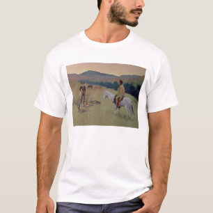 T-shirt A Conversação, ou Duvidoso Empresa (óleo no can