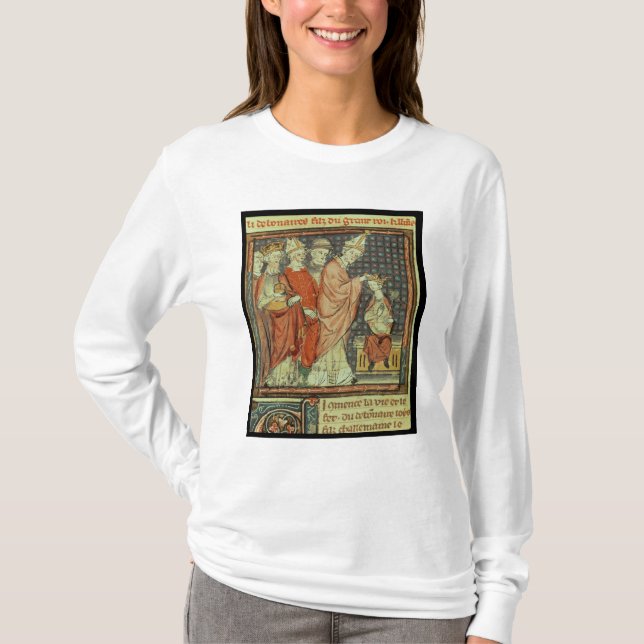 T-shirt A coroação de Louis mim 'o Pious (Frente)