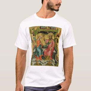 T-shirt A coroação do Virgin, do direita