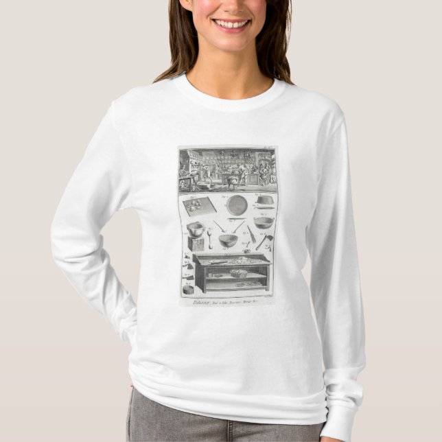 T-shirt A cozinha e o equipamento de um padeiro, 'do (Frente)