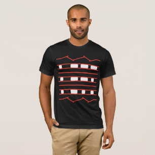 T-shirt A curiosidade Rover de JPL cansa o vermelho & o