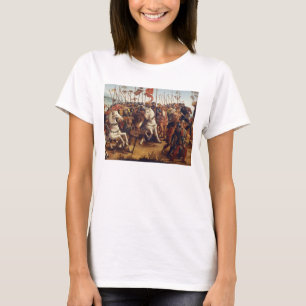 T-shirt A derrota de Atenas por Minos, rei de Crete, de