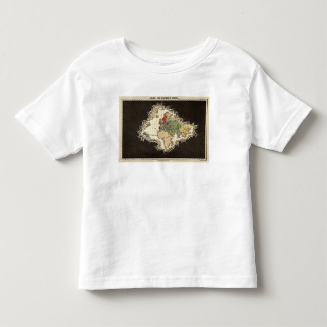 T-shirt A descoberta do ANÚNCIO 1498 de América (Frente)