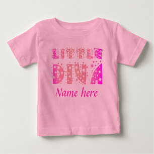 T-shirt A diva pequena (1), nomeia aqui
