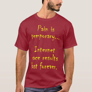 T-shirt A dor é homens provisórios