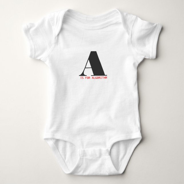 T-shirt A é para algoritmo (Frente)
