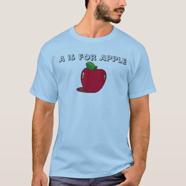 T-shirt A é para Apple (Frente)