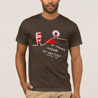T-shirt A EE 133 ganha 09 homens