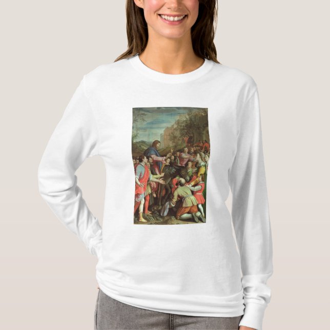 T-shirt A entrada do cristo em Jerusalem (Frente)