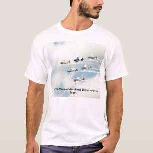 T-shirt A equipe Aerobatic da demonstração de T-28 Warbi