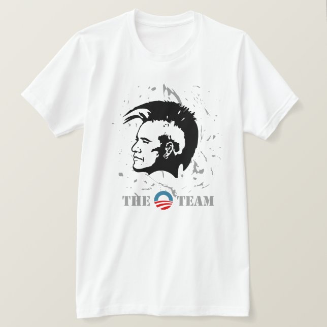 T-shirt A Equipe Obama 2012 (Frente do Design)
