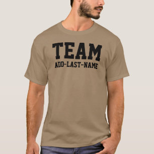 T-shirt A EQUIPE (sobrenome) personaliza-o