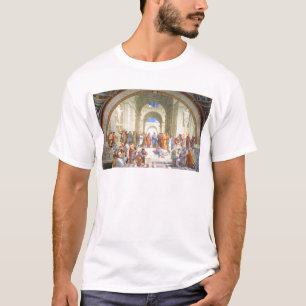 T-shirt A escola de Raphael de Atenas (Plato e Aristotle)
