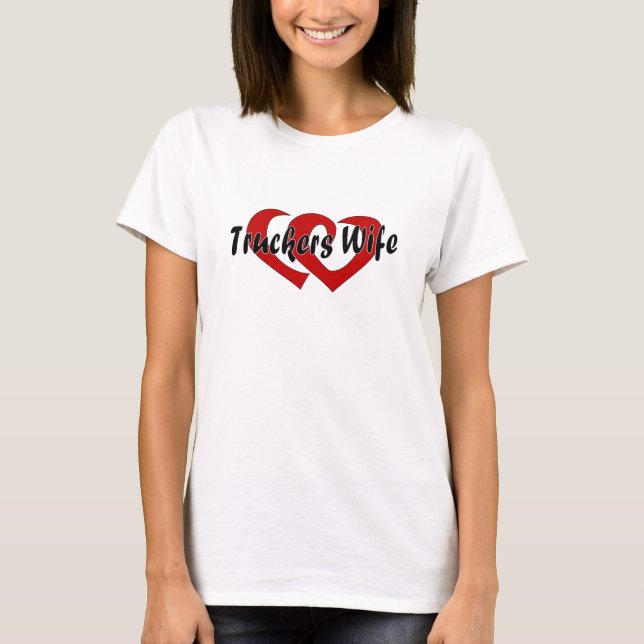 T-shirt A esposa do camionista (Frente)