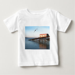 T-shirt A estação velha do barco salva-vidas em Tenby