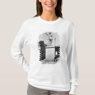 T-shirt A estátua de William diz, c.1860-90