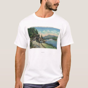 T-shirt A estrada e os túneis Railway aproximam Bonnevill