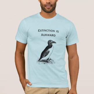 T-shirt A extinção é Aukward