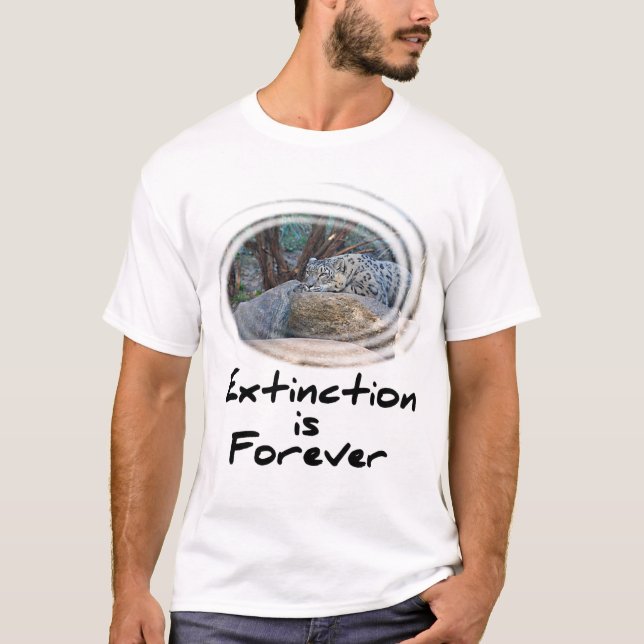 T-shirt A extinção é para sempre (Frente)