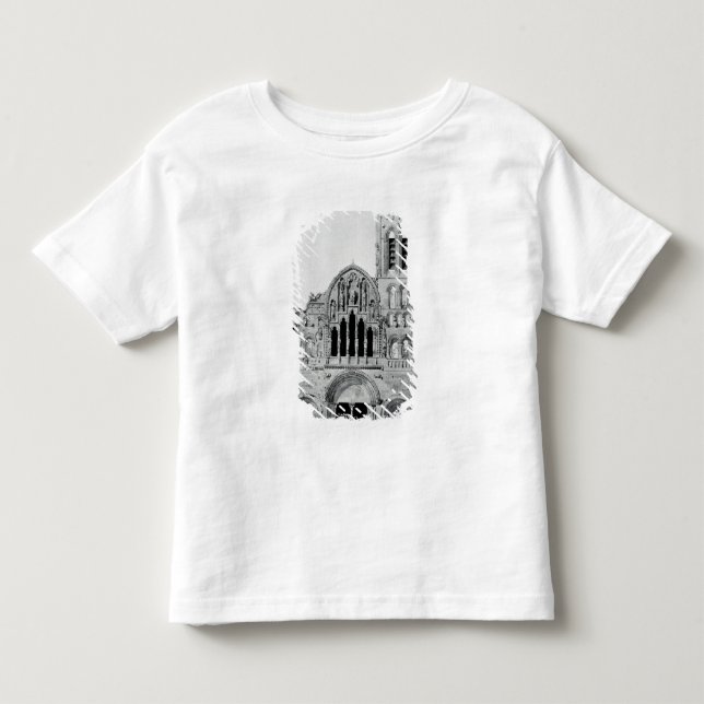 T-shirt A fachada de La Madeleine de Vezelay (Frente)