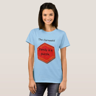 T-shirt - a família é um enigma