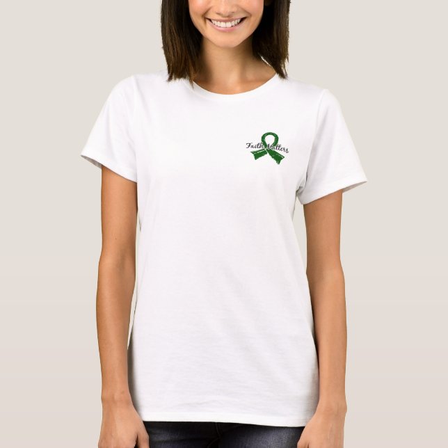 T-shirt A fé importa infecção hepática 5 (Frente)