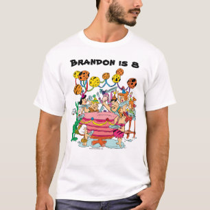 T-shirt A festa de aniversário dos Flintstones