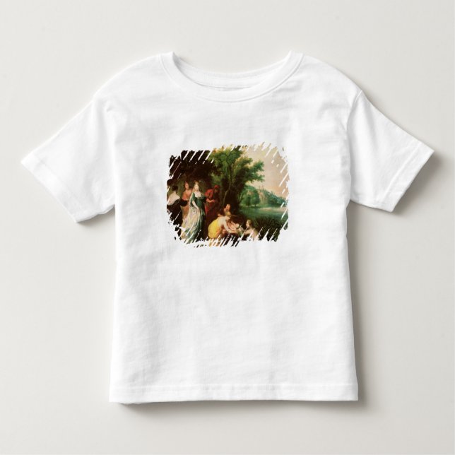 T-shirt A filha do Pharaoh que descobre Moses (Frente)
