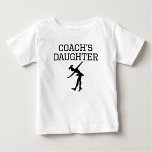 T-shirt A filha do treinador do patinagem artística