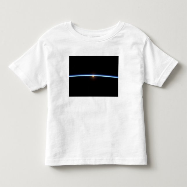 T-shirt A fina linha da atmosfera da Terra 2 (Frente)