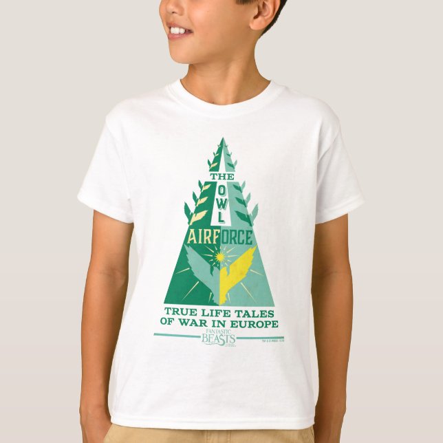 T-shirt A Força Aérea de Coruja (Frente)