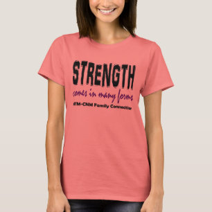 T-shirt - a força vem em muitos formulários