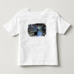 T-shirt A garganta do entalhe do metro