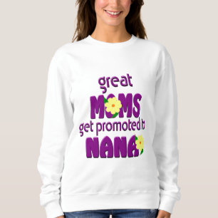 T-shirt A grande mãe obtem a camisola básica das mulhere