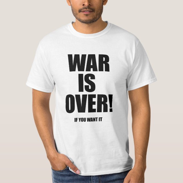T-shirt A guerra acaba-se (Frente)