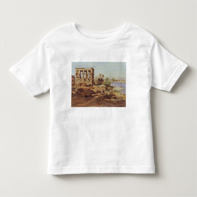 T-shirt A ilha de Philae, 1866 (w/c) (Frente)